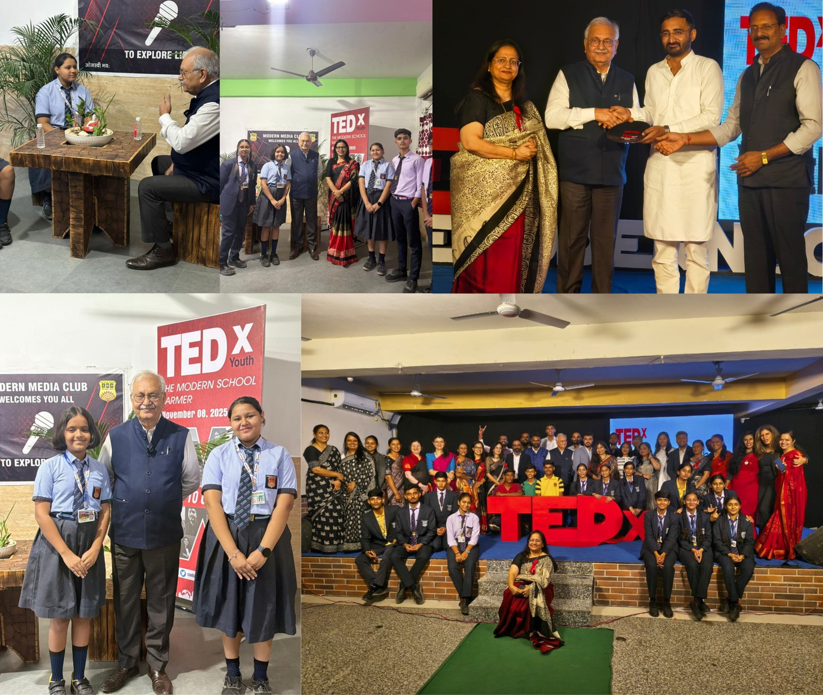 An inspiring session at TEDxYouth @ The Modern School